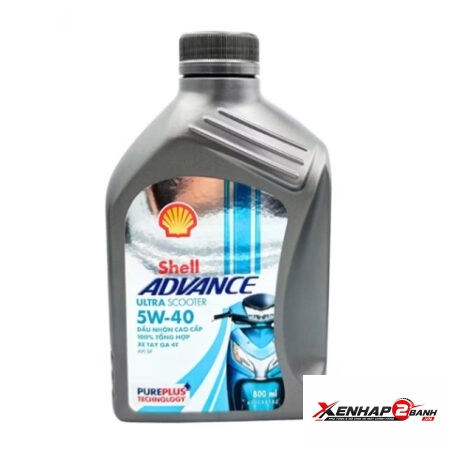 Nhớt Shell Advance Ultra Scooter 5W40 0,8L