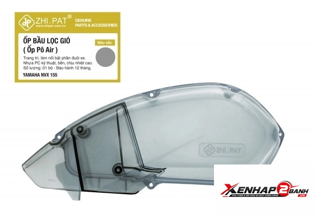 Ốp lọc gió trong suốt zhipat dành cho yamaha nvx chính hãng - 1