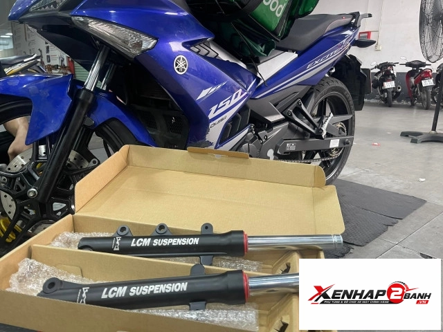 Phuộc trước lcm ty bạc cho exciter 150 ty phuộc 26mm - 3