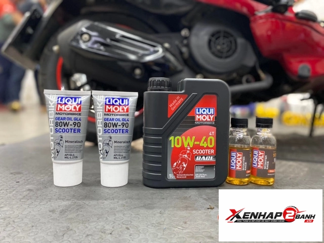 Nhớt liqui moly scooter race 10w40 1l - 3