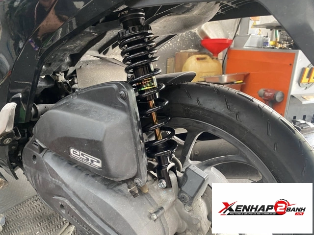 Phuộc rcb c2 đen ty vàng cho honda vario click chính hãng - 3