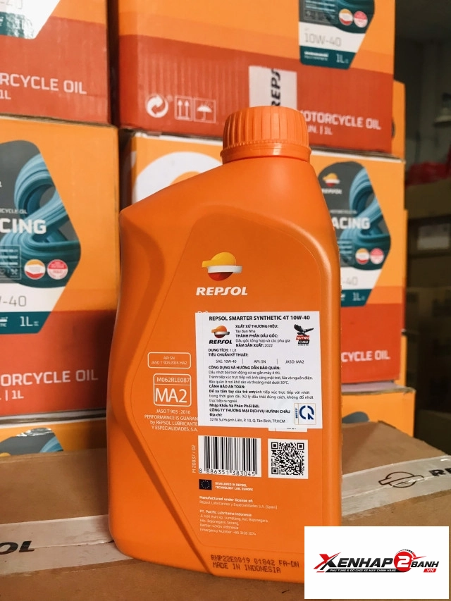 Nhớt repsol smarter synthetic 4t 10w-40 1l - 2