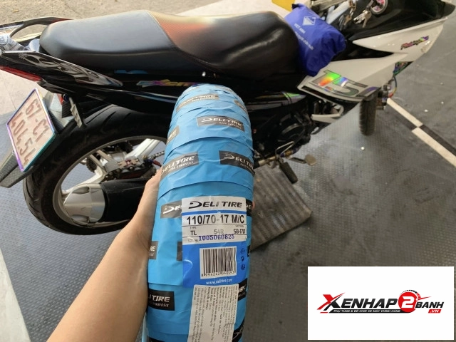 Vỏ xe deli sb 170 power storm xp 11070-17 - 1