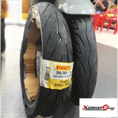 Vỏ Pirelli 90/80-14 Diablo Rosso Sport