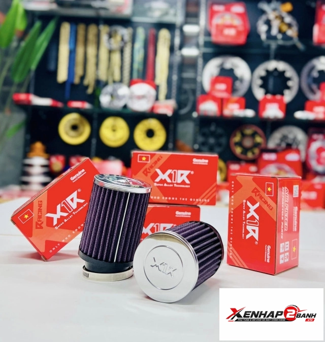 Lọc gió trụ x1r gắn được các xe - 3