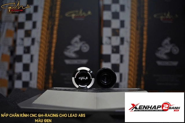 Nút che chân kính gh racing nhôm cnc cho lead abs - 4