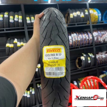 Vỏ Pirelli 100/80-17 Diablo Rosso III