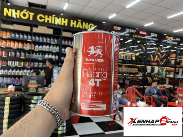 Nhớt wolver racing synthetic 10w40 1l - 5