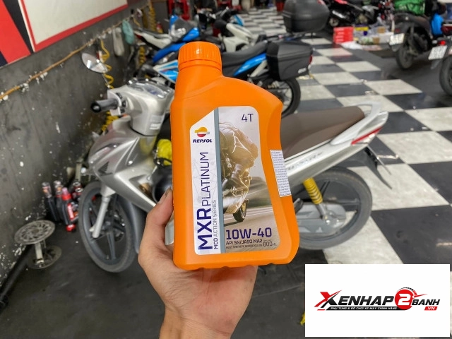 Nhớt repsol mxr platinum 10w40 08l - 1
