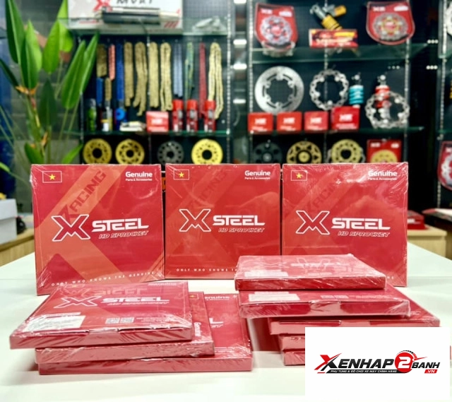 Bộ nhông sên dĩa x1r cho exciter 135 114l đen - 2