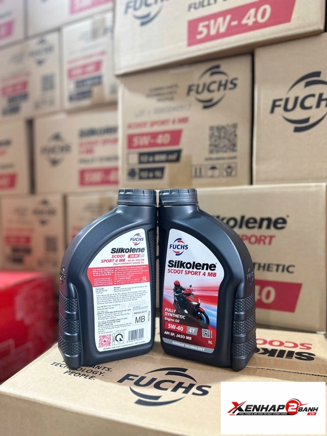 Nhớt fuchs silkolene scoot sport 4 5w40 1l - 3