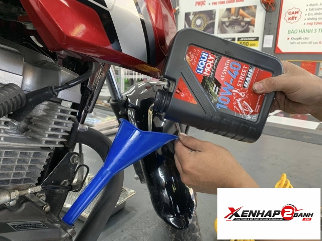 Nhớt liqui moly 4t synth 10w40 street race 1l - 5