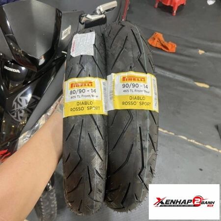 Lốp Pirelli Diablo Rosso Sport (80/90-14 – 90/90-14)