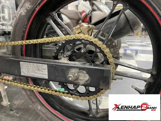 Dĩa recto 42t cho exciter 150 chính hãng - 5