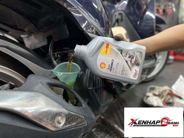 Nhớt shell advance city scooter 10w30 08l - 5