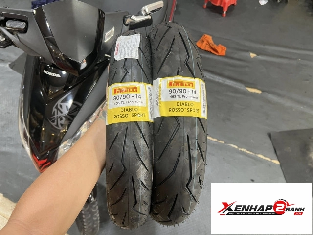 Lốp pirelli diablo rosso sport 8090-14 - 9090-14 - 1