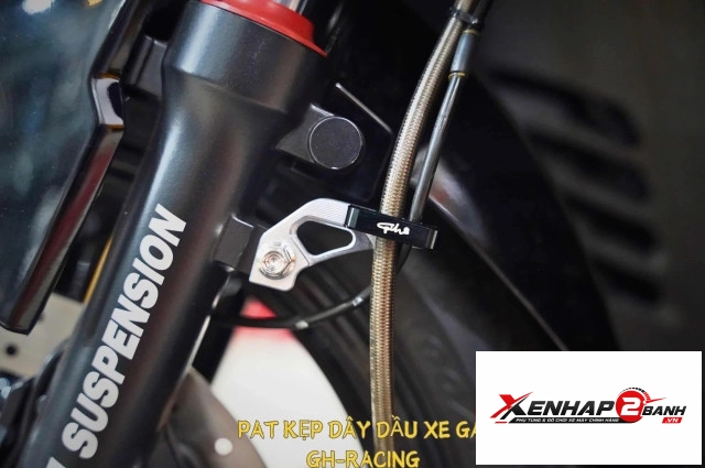 Pát kẹp dây dầu gh racing bên trái - 3