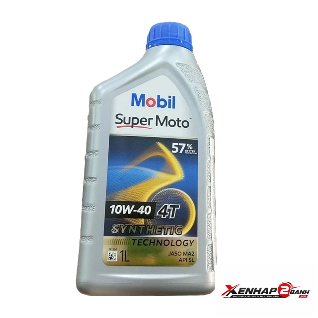 Nhớt mobil super moto 10w40 1l - 1