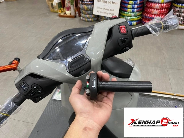 Cùm tăng tốc domino 2 dây ga dưới màu đen chính hãng - 3