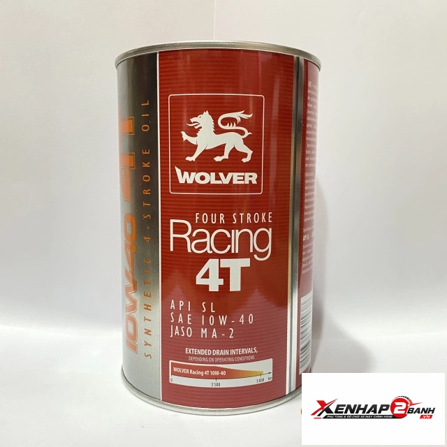 Nhớt wolver racing synthetic 10w40 1l - 1