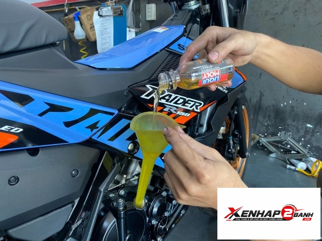 Nhớt chiết lẻ liqui moly motorbike street 4t 10w40 100ml - 4