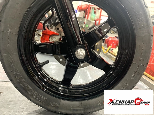 Cốt bánh trước inox salaya cho honda winner lead - 3