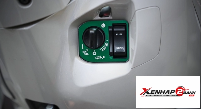 Miếng dán ổ khoá smartkey gh racing nhôm cnc - 3