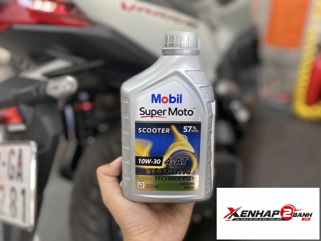 Nhớt mobil super moto scooter 10w30 800ml - 1