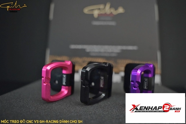 Móc treo đồ gh racing v3 cho honda sh - 1