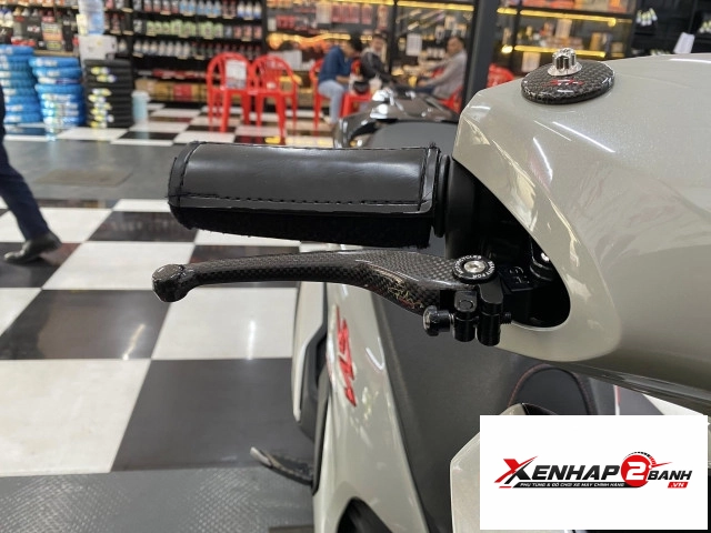 Tay thắng carbon cho honda sh 2 thắng đĩa sh 125150i sh300i sh350i - 6