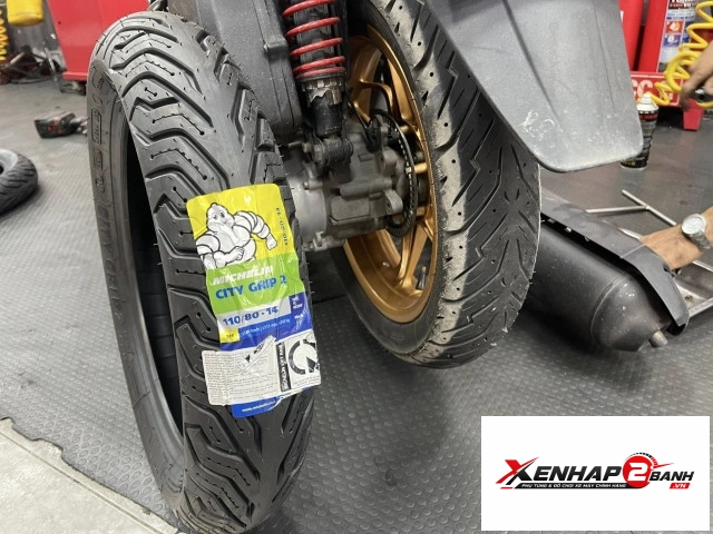 Vỏ michelin city grip 2 size 11080-14 - 1