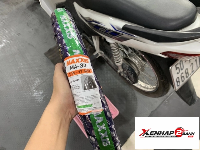 Vỏ có ruột maxxis 275-17 gai kim cương 3d - 1