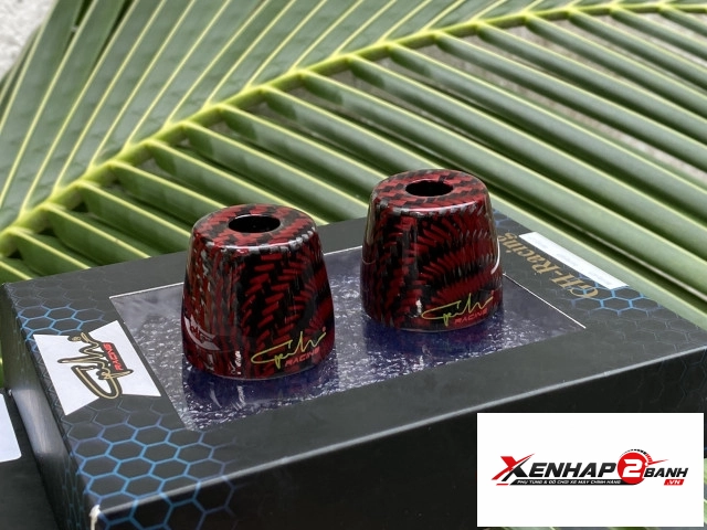 Gù carbon fiber chống rung đầm tay lái cho ab 160 vario 160 - 1