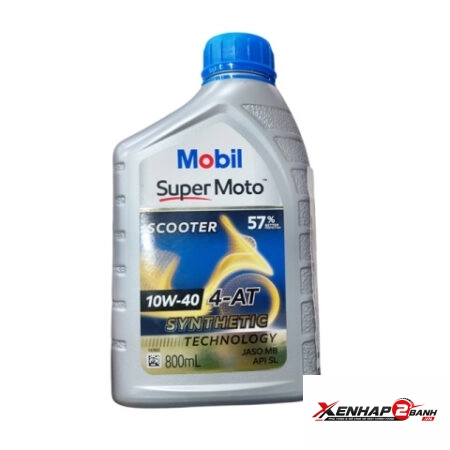 Nhớt Mobil Super Moto Scooter 10W40 800ml