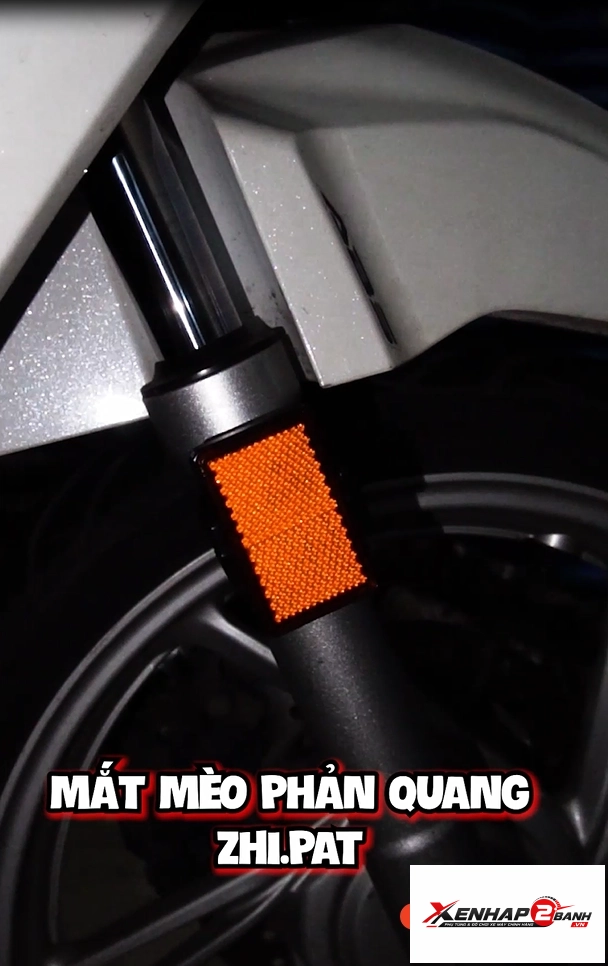 Đèn phản quang zhipat sh350i mắt mèo vuông cho các dòng xe - 3