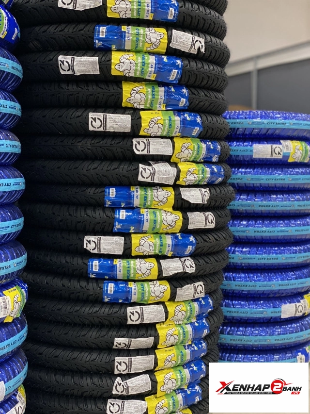 Vỏ có ruột michelin city extra 225-17 38p - 3
