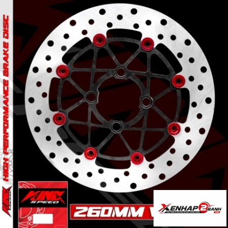 Đĩa KingSpeed 260mm mẫu mới 4 lỗ