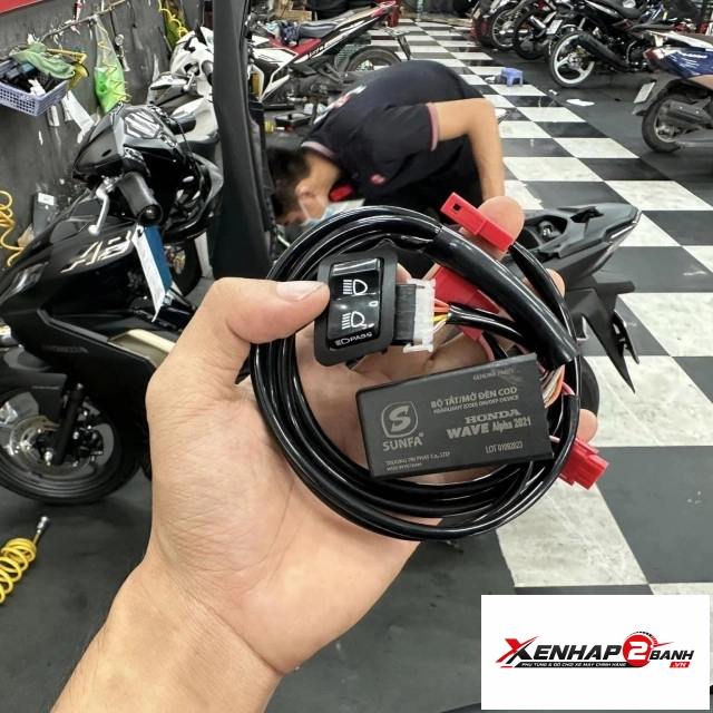 Bộ công tắc đèn sunfa cho honda wave a blade - 4
