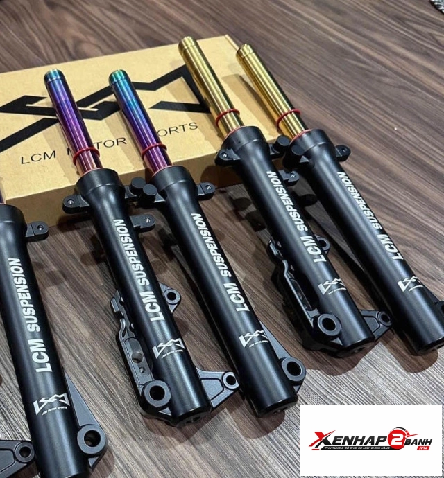 Phuộc trước lcm cho ab 125150160 ty vàng titan - 1