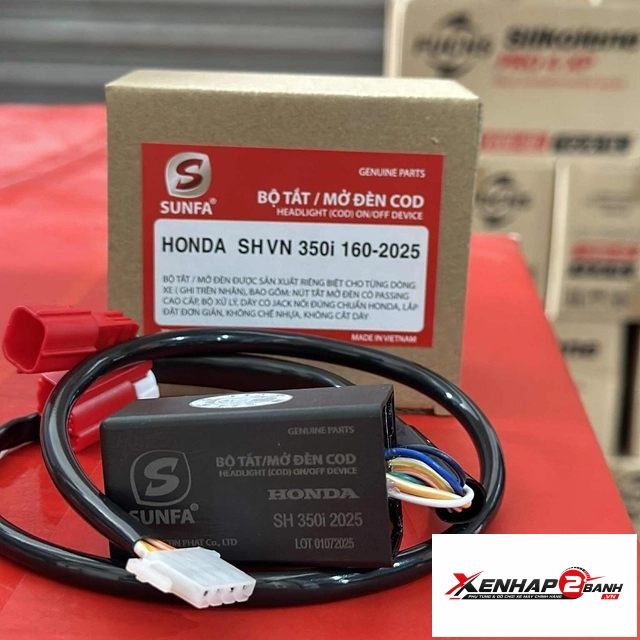 Bộ công tắc đèn sunfa cho sh350i sh160i 2025 - 1