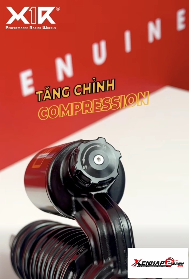 Phuộc x1r x pro bình dầu ty vàng cho datbike chính hãng - 3