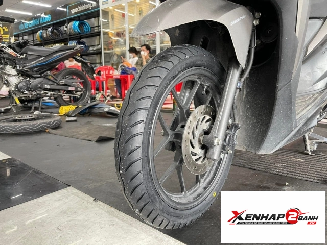 Vỏ xe dunlop d115 size 8090-14 - 4