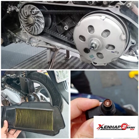 Gói bảo dưỡng xe tay ga tiêu chuẩn 10 bước