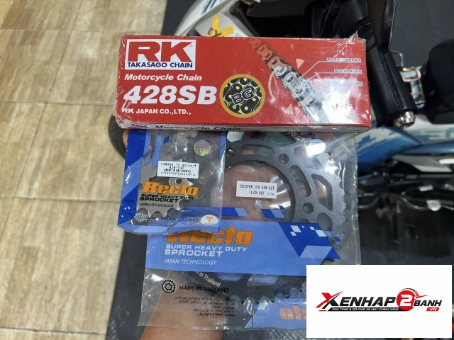 Dĩa recto 42t cho exciter 150 chính hãng - 3