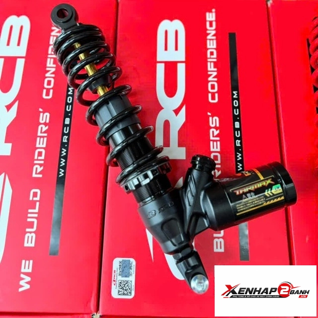 Phuộc rcb tarmax đen ty vàng cho vario 160 click 160 chính hãng - 2