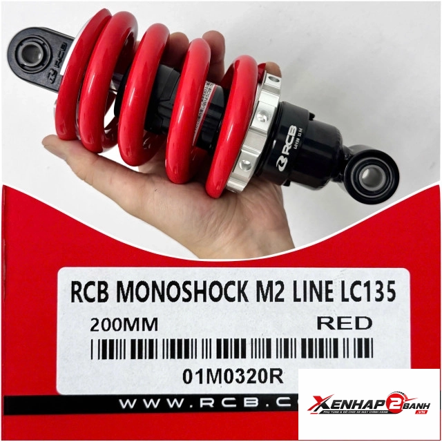Phuộc rcb m2 mẫu mới cho exciter 135 chính hãng - 4