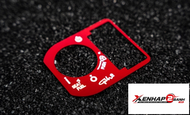 Miếng dán ổ khoá smartkey gh racing nhôm cnc - 2