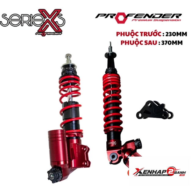 Phuộc profender x series trước sau cho vespa - 2
