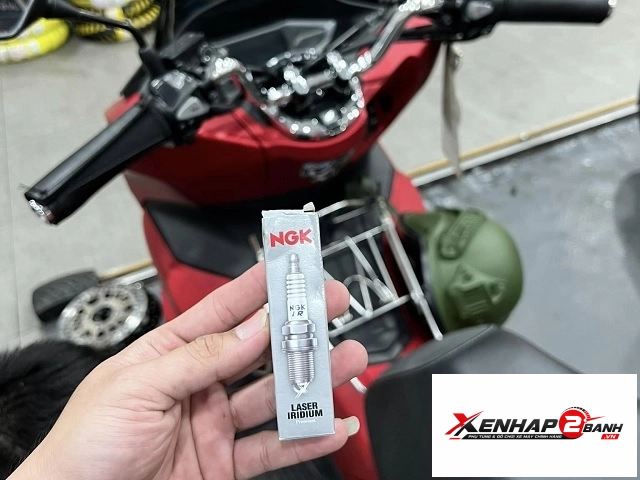 Bugi ngk laser iridium cho shvn 2020 sh350i vario 160 pcx 160 adv - 8