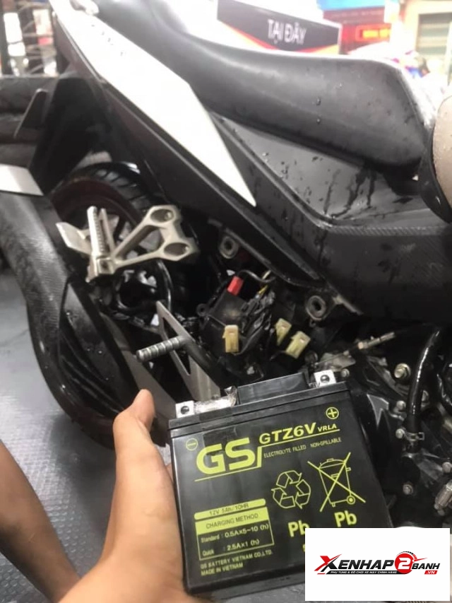 Bình ắc quy gs gtz6v - 6